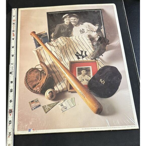 New York Yankees Lou Gehrig “The Iron Horse” Picture 11” X 14”. - Picture 4 of 4